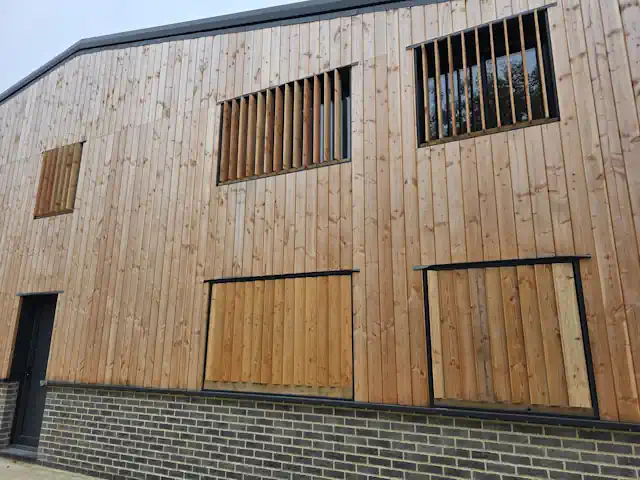 British Larch Shadow Gap 41 British Larch Shadow Gap cladding